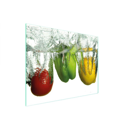 TAGLIERE IN VETRO 52x40 PEPPER