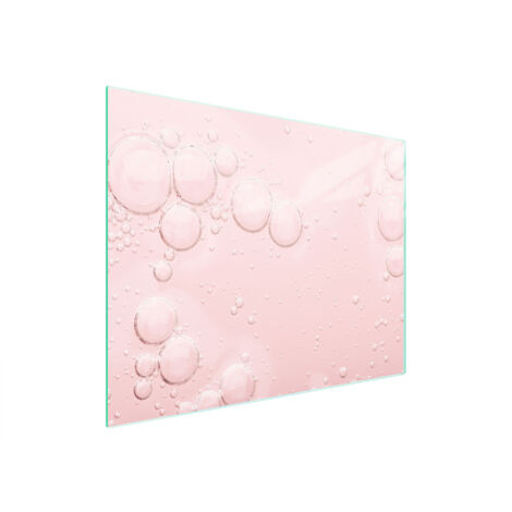 TAGLIERE IN VETRO 52x40 ROSA