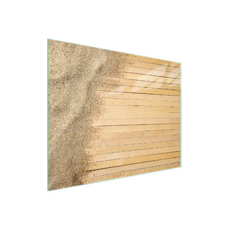 TAGLIERE IN VETRO 52x40 SABBIA