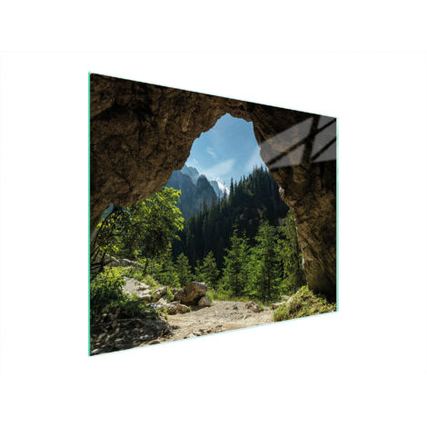 TAGLIERE IN VETRO 52x40 TREE