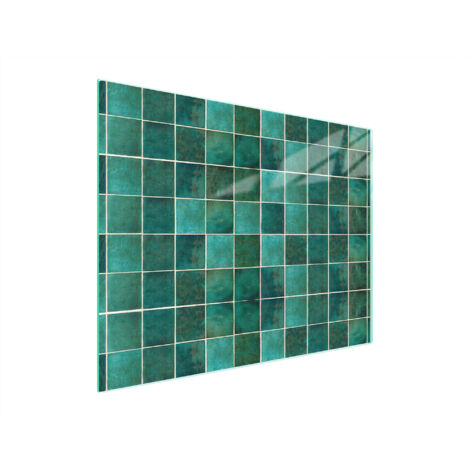 TAGLIERE IN VETRO 52x40 VERDE