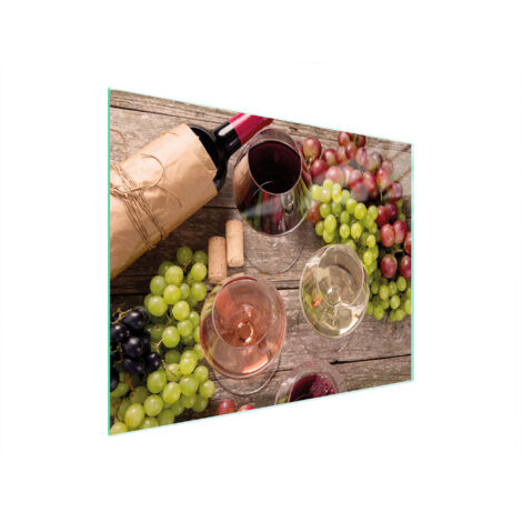 TAGLIERE IN VETRO 52x40 VINO