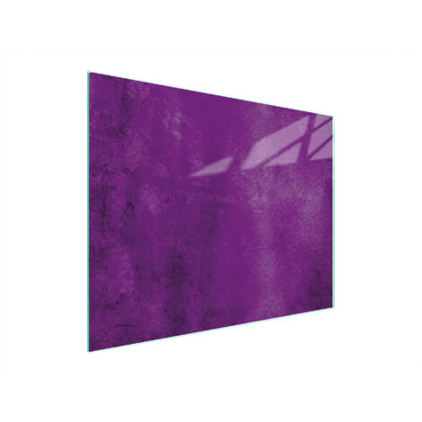 TAGLIERE IN VETRO 52x40 VIOLA