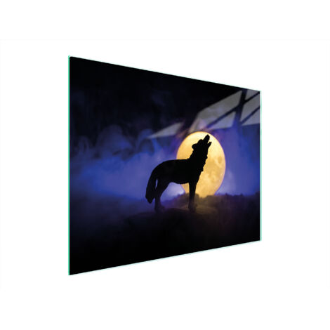 TAGLIERE IN VETRO 52x40 WOLF
