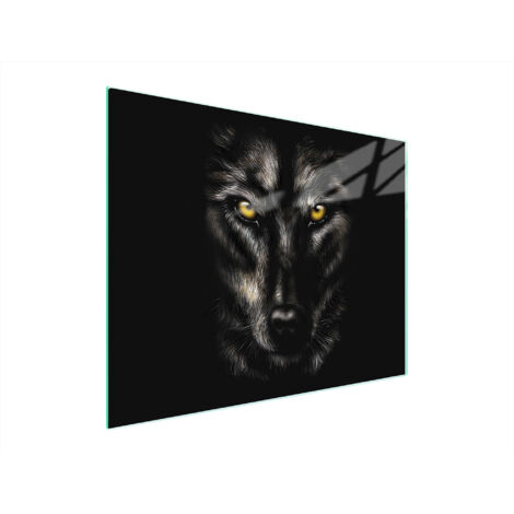 TAGLIERE IN VETRO 52x40 WOLF