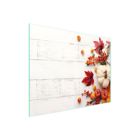 TAGLIERE IN VETRO 52x40 ZUCCA