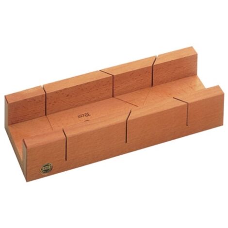 Tagliere per angoli L300xP62xH37mm in legno di faggio verniciato.