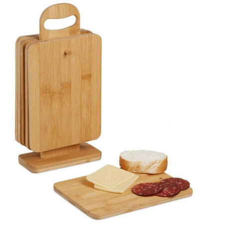 Tagliere per la colazione con supporto