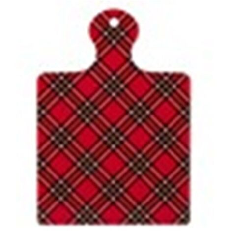 Tagliere Plaid 23.5x17x0.7 cm Rosso