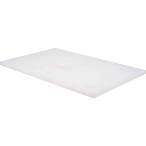 TAGLIERE POLIETILENE ALIMENTI BIANCO VERDE GIALLO PIEDINI CUCINA 60X40X2 BIANCO