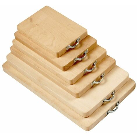 Tagliere professionale in legno con maniglia originale Made in Italy per casa cucina ristorante - decoro: Tagliere 50x30 cm