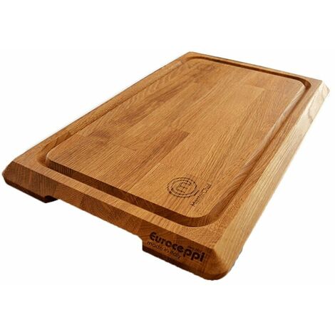 Tagliere professionale in legno di rovere euroceppi Masterchef1 2 3 4 originale Made in Italy casa cucina ristorante il numero 1 - MISURA: Masterchef 2 cm60x60x h3.2
