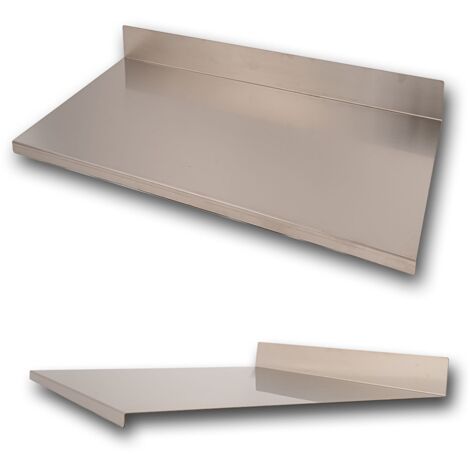 Tagliere Spianatoia per Alimenti Professionale con Alzatina 100x50 AISI 304