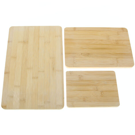 TAGLIERI IN LEGNO DI BAMBÙ SET DI 3