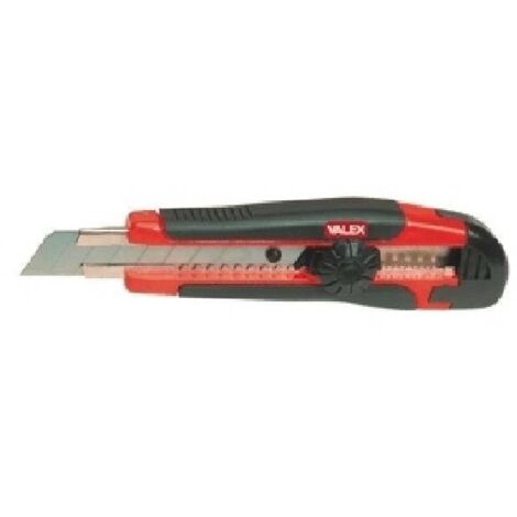 Taglierino valex cutter rl18 con rotella blocca lama - 1463174