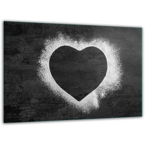 Taglio di vetro tagliere temperato 30x22 cuore