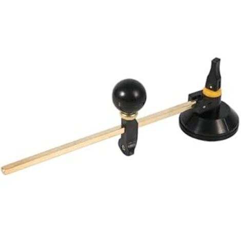 Taglio Vetro Circolare, Compasso Regolabile per Taglio Manuale Cerchio, Set Utensili Tagliavetro, Diametro Massimo 40cm.