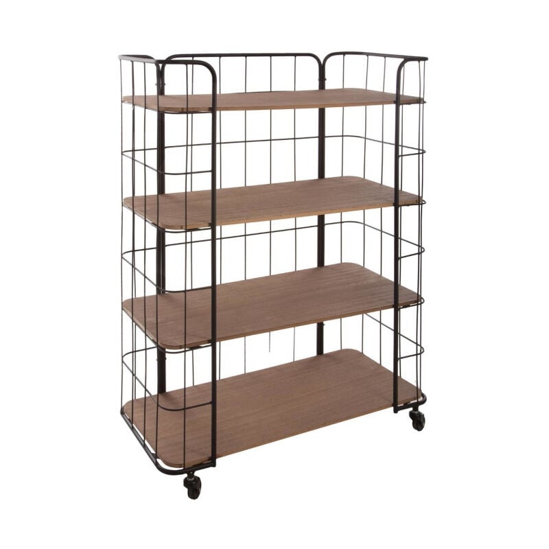 Étagère à 4 Niveaux "Jordi" 97cm Noir
