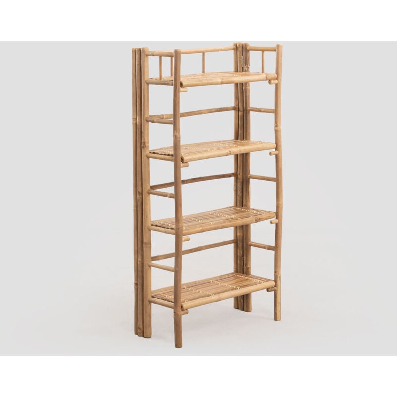 Tagère 4 Étages en Bambou Iciar Sklum
