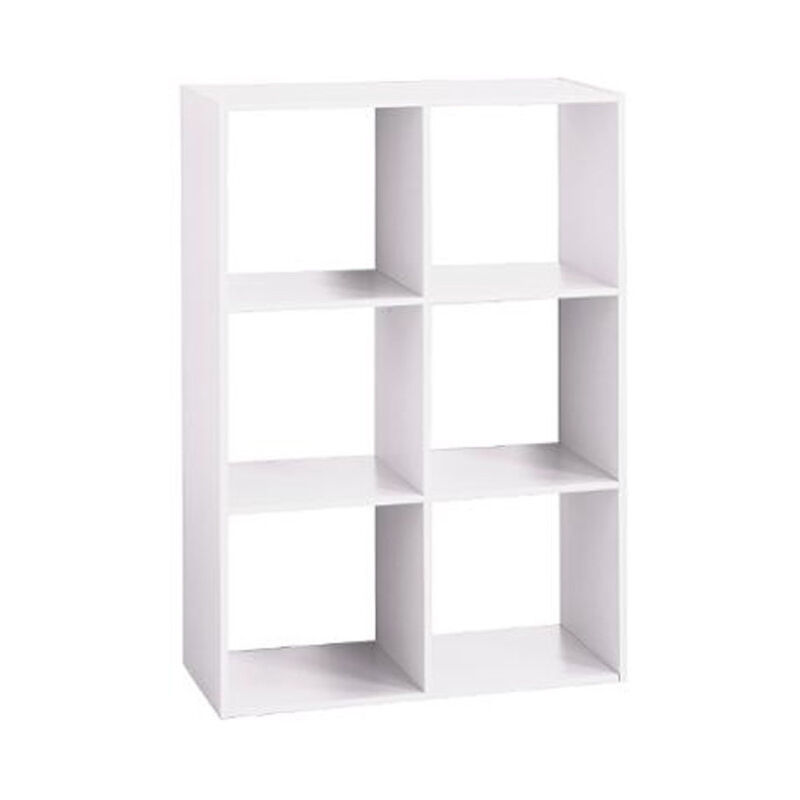 Five Simply Smart - tagère 6 Cases 'Mix n Modul' 67cm Blanc