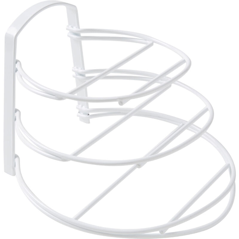 Support pour poêles Perth en métal blanc - COMPACTOR - 31 x 29 x H.22.5 CM - Blanc