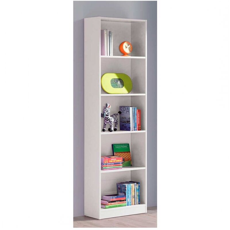 Tagère bibliothéque jeunesse ananda - Blanc - Blanc