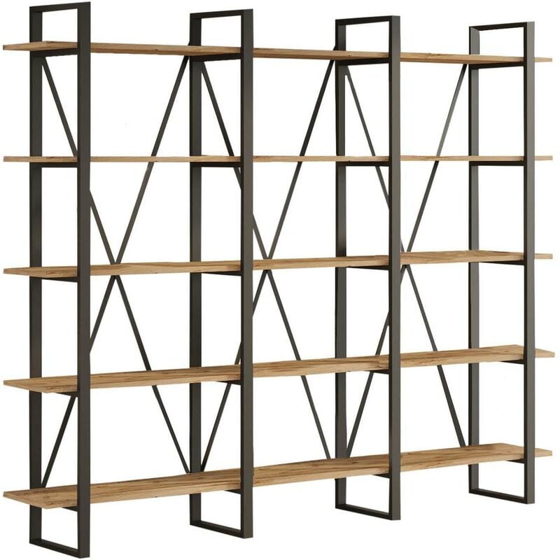 Cotecosy - Etagère en aggloméré et métal Book