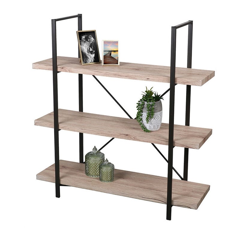 Bibliothèque 3 étagères Chicago