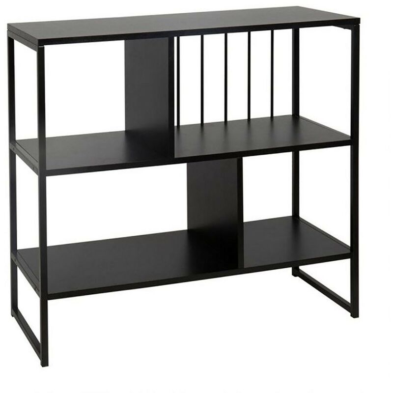 Tagère bois pieds métal Berlin