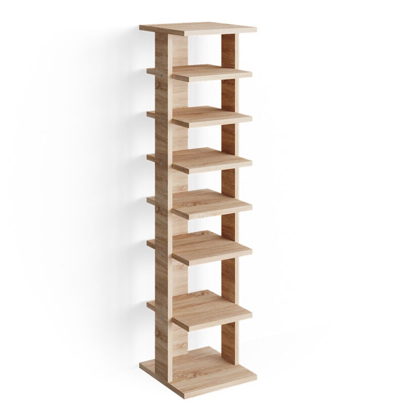 Vicco - Armoire à chaussures Sara, Sonoma, 26.7 x 110 cm