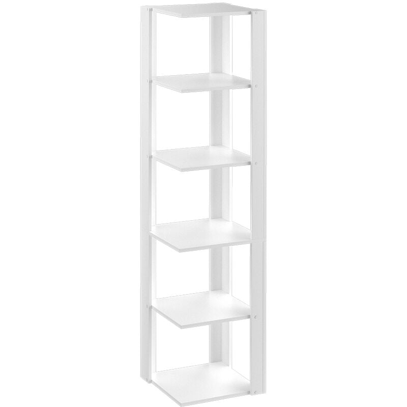 Tagère d'angle Amina, Blanc, 45 x 180 cm Vicco