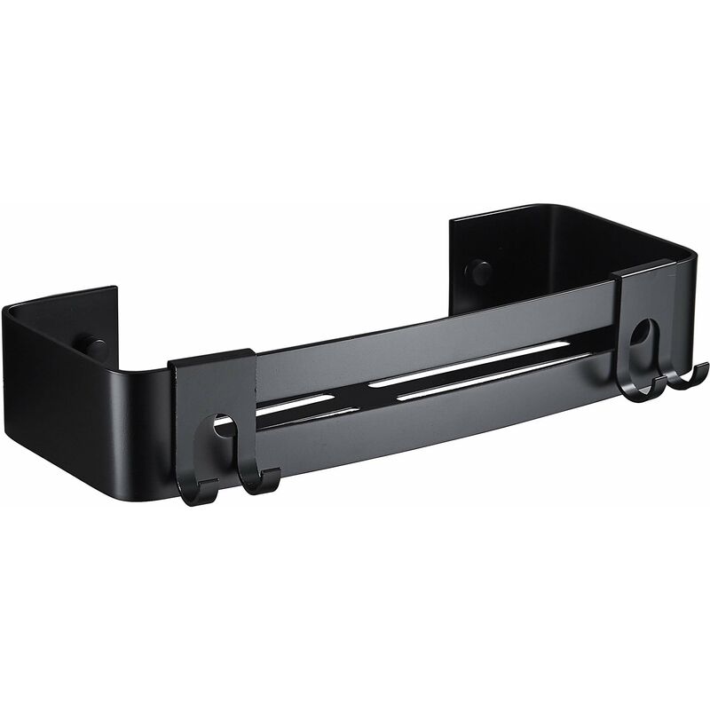 Tagère de douche au fini noir mat Tecom DPGNR1 Noir mat