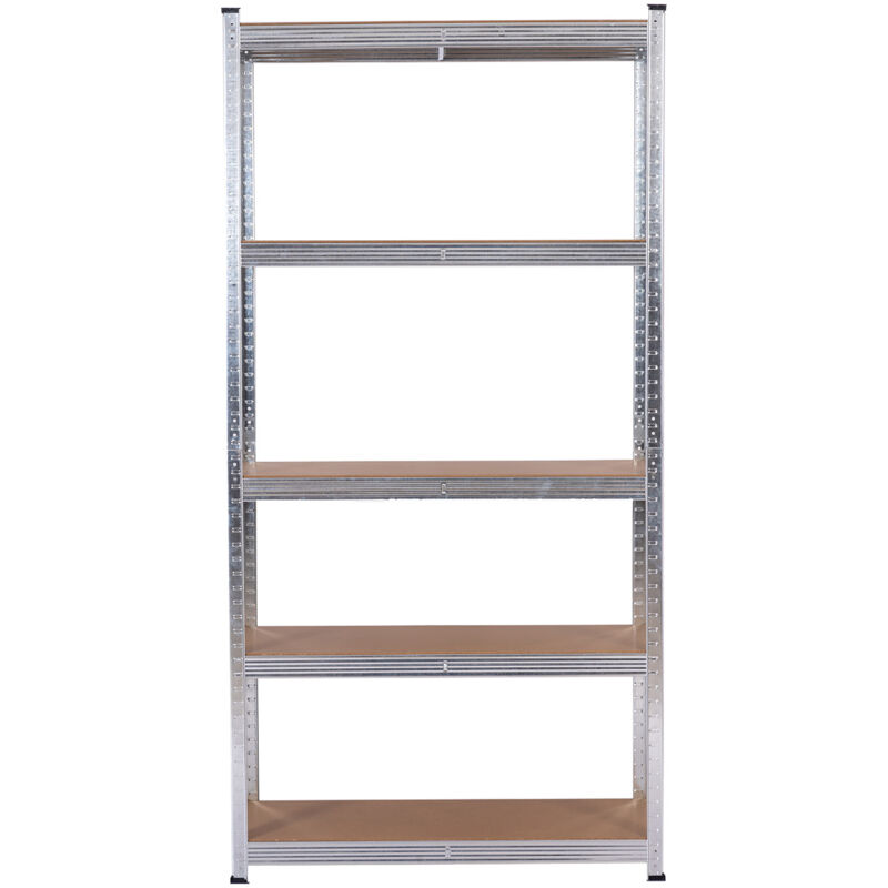 Tagère de Rangement à 5 Niveaux Catter House Max Pro Étagère Réglable 90x40x180 cm Charge Lourde 875 Kg Cadre Acier Galvanisé