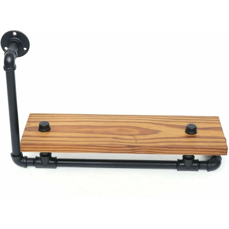 Tagère de Tuyau d'échelle Industrielle rétro, étagère de Tuyau en métal Industriel Vintage, Support d'étagère d'affichage de Stockage de Montage