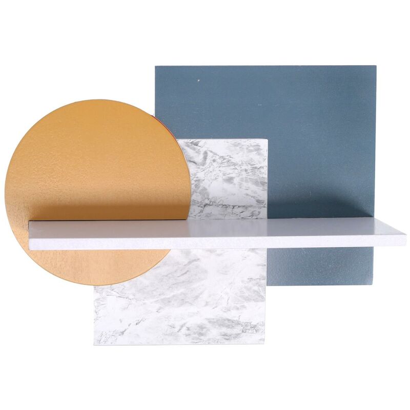 Vacchetti - tagère en bois multicolore cm30x9x23