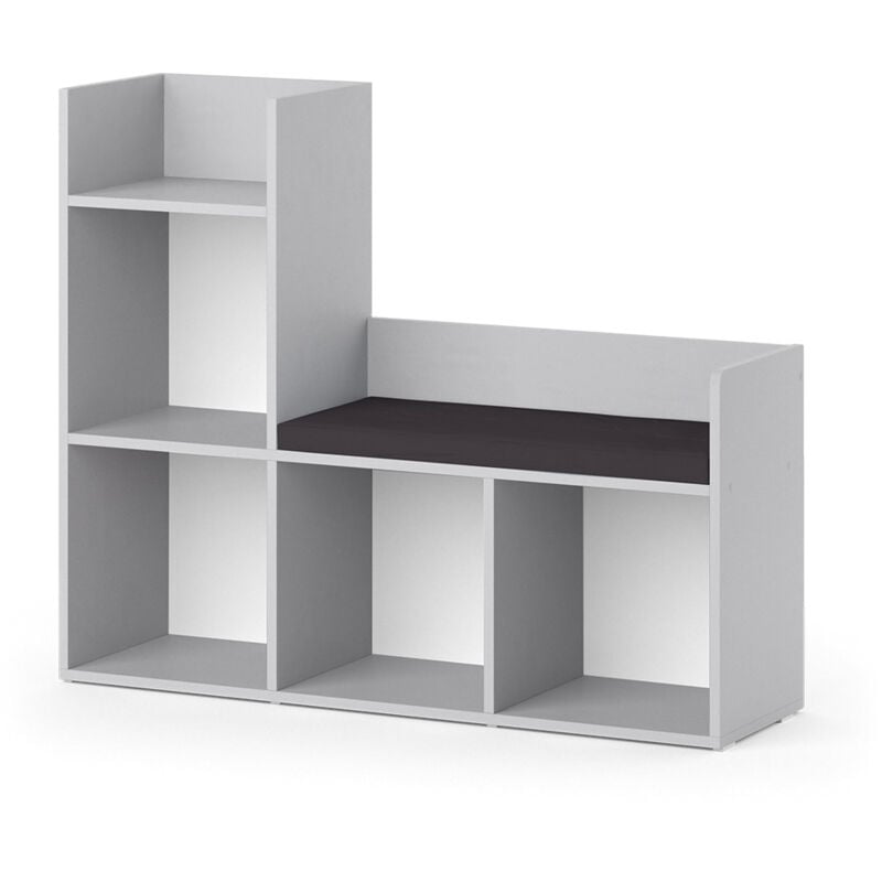 Tagère pour enfants Luigi, Gris, 107.2 x 88.6 cm Vicco