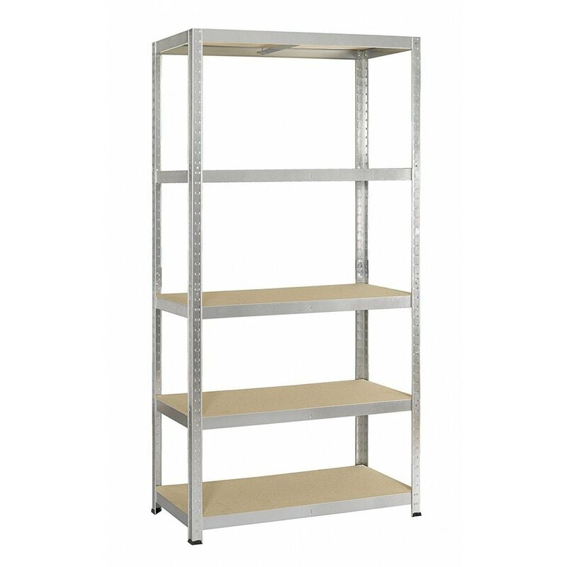 FP - Etagere metal-bois 176x90x45 clipsable strong 175 galva ref 602005
