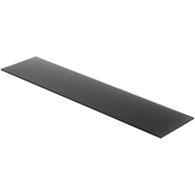 Étagère rectangulaire en verre Finition noire Mesures 6006150mm Épaisseur de l&aposétagère : 6 mm 1 unité - talla