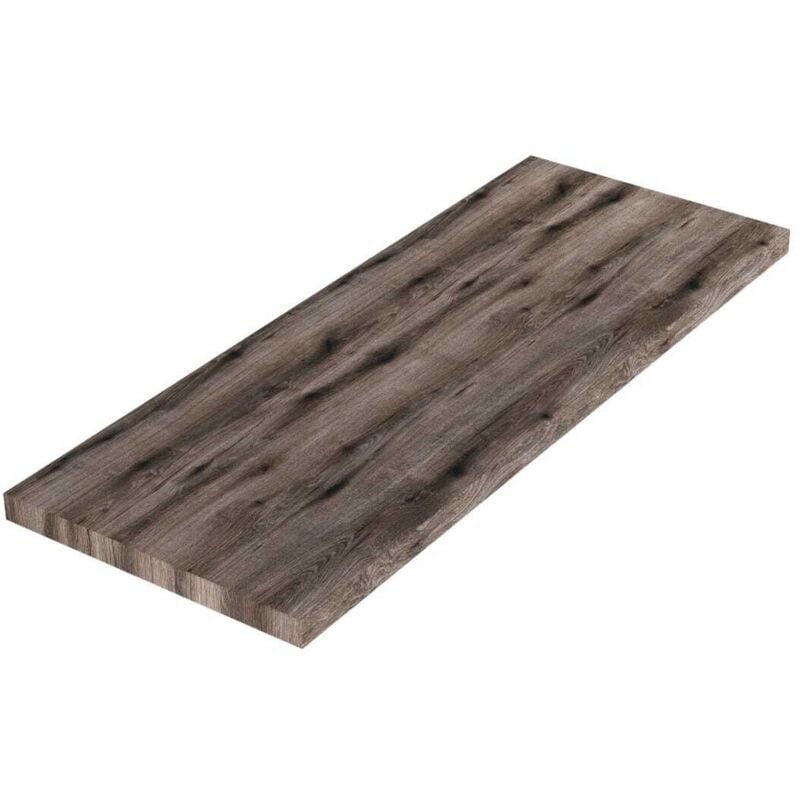 Kiamami Valentina - tagère Suspendue Sous Le Lavabo 120Cm Bois Chêne Fossile