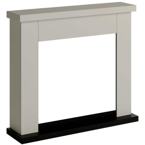 TAGU Habillage de cheminée pour Powerflame modèle Frode - Beige clair