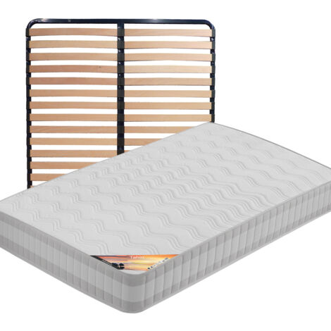 TAHITI - Pack Matelas + Lattes 140x190