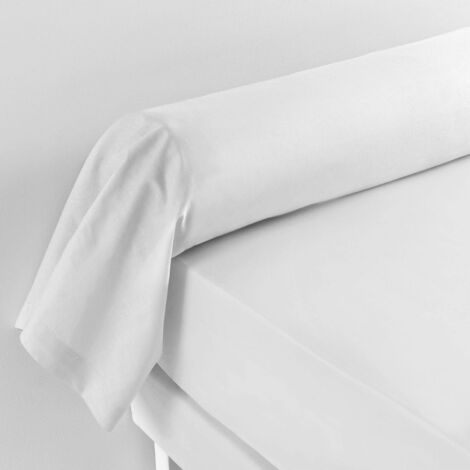 Taie de Traversin Biolina 85x185cm Blanc