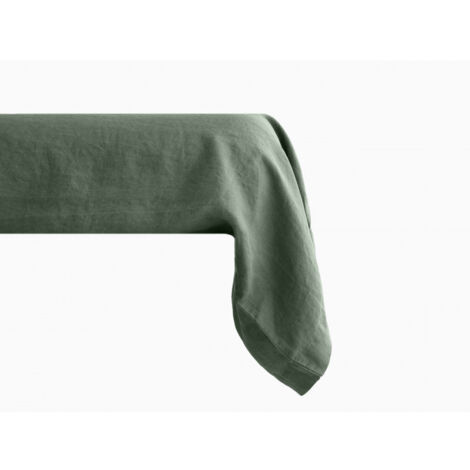 Taie de traversin Palace pur coton teint lavé, 63 fils/cm² Vent du sud - Palace Cèdre - 43 x 195 cm