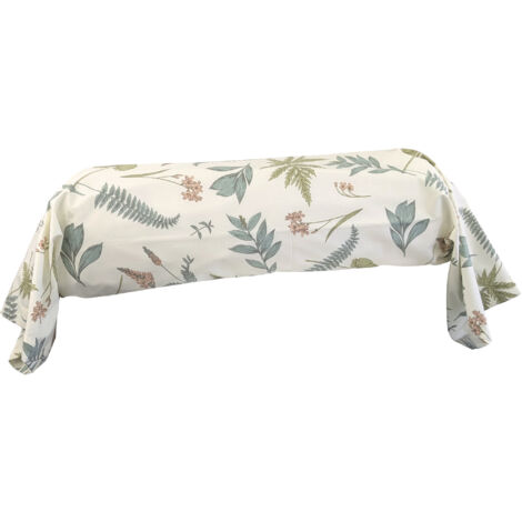 Taie de traversin percale de coton FÉÉRIE 240x43 cm