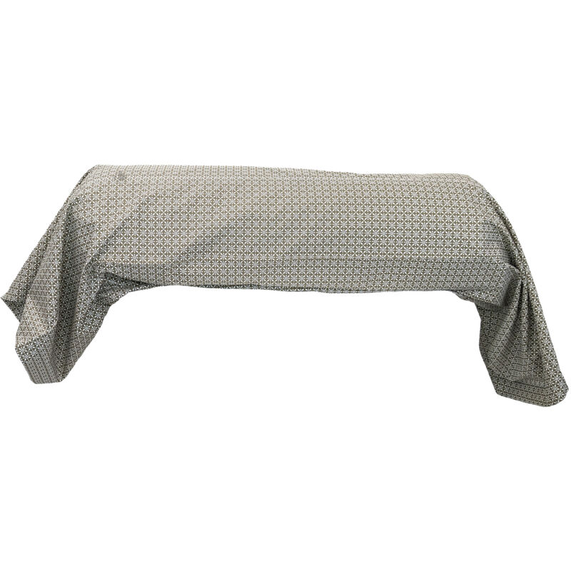 Taie de traversin percale de coton gabin épice 200x43 cm