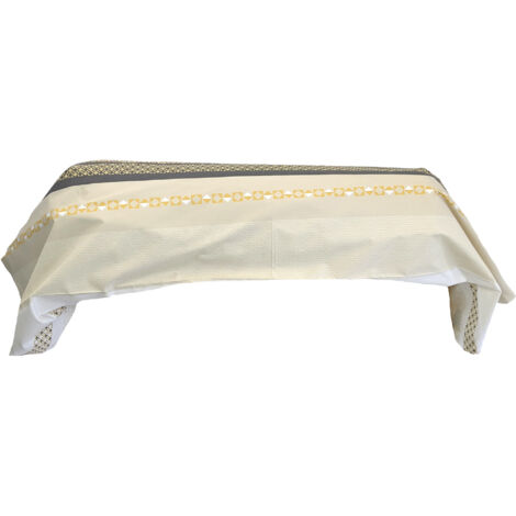 Taie de traversin percale de coton MARLOW 240x43 cm