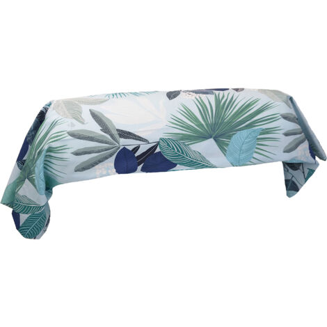 Taie de traversin percale de coton MOOREA PACIFIC bleu cobalt 240x43 cm