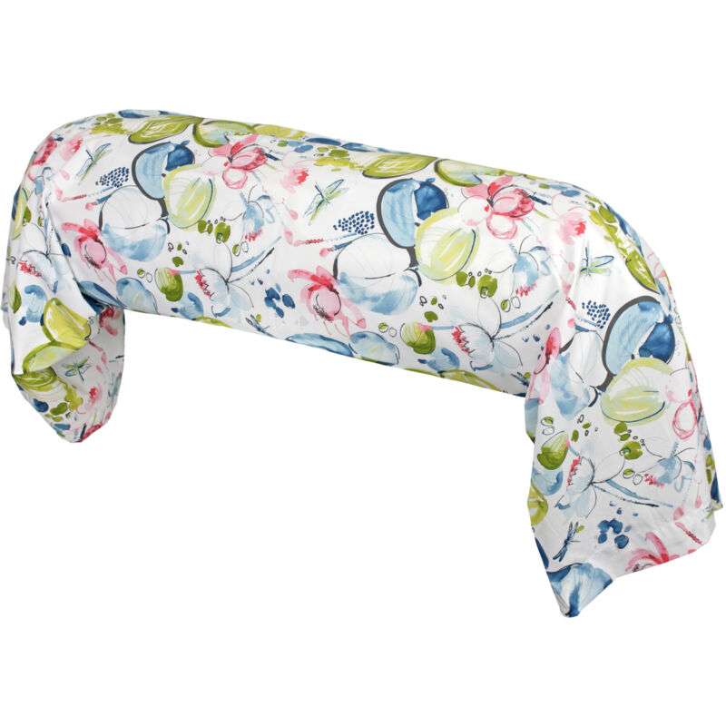 LINNEA  taie de traversin percale coton N&eacute;nuphar