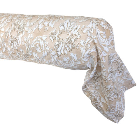 Taie de traversin percale de coton PALAZZO 240x43 cm