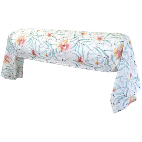 Taie de traversin percale de coton ROXANE 240x43 cm